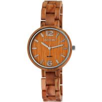 Montre - EXCELLANC - Excellanc - Boîtier bois d'olivier - 38 mm - Bracelet maillons 16 mm ruda