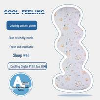A-Class Ice Silk Cloud Cartoon Body Pillow - Washable Leg Hugger for Home & Pregnancy 80 cm