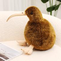 Super Cute Realistic Kiwi Bird Plush Toys Soft Fluffy Bird Doll Hanging Toys Throw Pillow Desktop Pets Funny Keychain Bags Decor 12cm pendant ruda