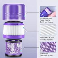 LITE-4X Replacement Filters For Dyson V11 V15 SV14 Absolute Animal Detect Extra Pro Torque Drive Vacuum Cleaner Filters violetinė