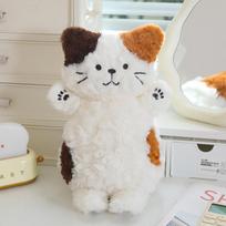 30CM Three Colors Kitten Doll Black Brown Calico Cat Stuffed Soft Pillow Toys For Birthday Xmas Gifts 30cm