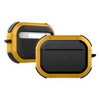 Earphone Protective Case For Airpods Pro 2 1 Cover Luxury Protective Earphone Cover For Apple Airpod 3 2 1 Shockproof With Hook For Airpods 1 or 2 geltona