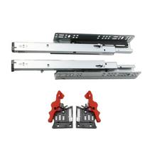 Soft Close Undermount Drawer Runners 500mm - 35kg Full Extension Steel Hardware  Extension Bottom Mount Glides Zinc Plated Rust
