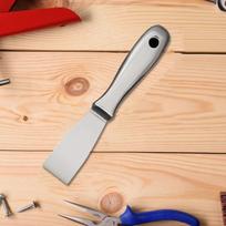 One-Piece Stainless Steel Putty  Spackle Tool Putty Scraper Painters  for Floor Wall Ceramic Tile Grout 1.5inch