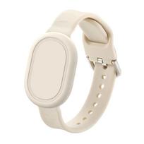 For Xiaomi Tag Tracking Wrist Strap Silicone Protective Sleeve Anti-Loss Positioner Protective Case Wristband For Xiaomi Tag beveik baltos spalvos