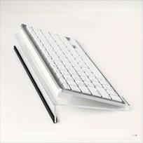 Acrylic Keyboard Stand,Compact Desk Riser for Keyboard & Mini PC, Durable Plastic,Space-Saving Design for Modern Workspace gryna
