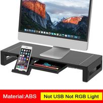 Monitor Stand Riser with USB 3.0 Multifunctional Foldable Height Adjustable Computer Stand Desk Shelf Riser for Desktops Laptops