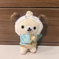 Rilakkuma Yokohama Kobe Panda Bear Pendant Plush Toy Bag Charm Price for One Plush Toy Pendant