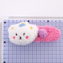 Autumn/Winter 2025 Plush Teddy Bear Hair Clip: Large Twist Claw for Buns and Ponytails