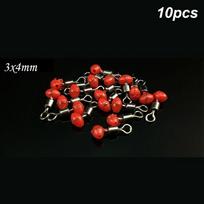 Accessories Line Rigs Durable Running Ledger Zig Pulley Clip Slider Beads Fishing Swivels connect 3x4mm