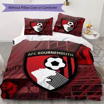 AFC Bournemouth raštų patalynės komplektas antklodės užvalkalas pagalvės užvalkalas namų dekoravimas gimtadienio dovana (1 * užvalkalas antklodei + 2 * užvalkalas pagalvei be užpildo) 135x200cm