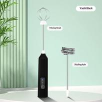 Wireless Milk Frother Type-C Charged Handheld Stainless Steel Mini Electric Foamer Perfect Gift for Coffee Lovers A4