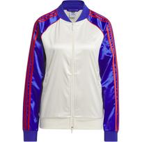 Adidas Jackets Women's Wonder White/Bright Blue Lapel Moderate Other IC5226 L