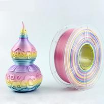 WholesaleDEYI Gradient Rainbow Silk PLA+ 3D Printer Filament 1.75mm 1kg 100% Virgin High Quality Compatible 99% FDM Models PLA&3D Printing Filaments&PLA