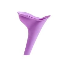 Women's Portable Stand Up Urinal Funnel - Leakproof Travel Urination, Purple One Size