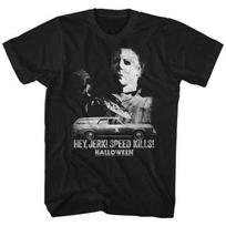 Halloween Horror Movie Michael Myers Knife Hey Jerk Speed Kills Men's T Shirt S