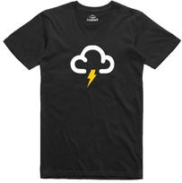 Weather Symbol Unisex T-Shirt Lightning Sunny Snow Rain Sun Print Multi Choice S