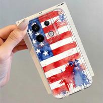 Case for Xiaomi Redmi Note 14 Pro Plus Note 13 12S 13C 10S 14C 9 10 11 A4 12 11S Soft Phone Cover National Flag Pattern Redmi Note 11S