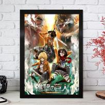 Titano Mikasos Leewello drobės tapybos plakatai ir spaudiniai sienų paveikslai, skirti gyvenamojo kambario šiaurietiškam dekoravimui, užpuolimas Namų dekoras 21cm×30cm NoFrame