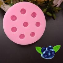 Silikoninės uogos formos formos „pasidaryk pats“ įrankis tortams sausainiams Šokoladinis dekoras blueberry