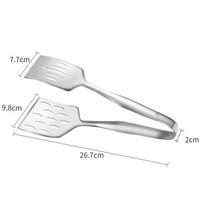 Stainless Steel Steak Frying Spatula Bread Meat Food Clamp Barbecue Roast Fish Tongs Drain Oil Shovel Kitchen Cooking Utensils