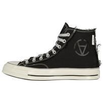 Slam Jam x Converse Chuck 70 High Punk Rock Unisex Sneakers Black Silver Egret 172319C 37