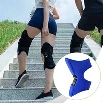 Knee Support Brace for Elderly Mobility Adjustable Lightweight with Triple Spring mėlyna