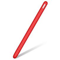 Silikoninis dėklas Apple Pencil 2 laikikliui iPad Pro rašiklio apsauginei dangai raudona