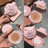 JOJO DIARY Fluffy Rabbit Hydrating Cushion Foundation - No Cake, No Smudge Creamy Coverage