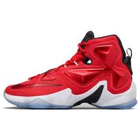 Nike Lebron 13 On Court Lace Up Non slip Lightweight High top Basketball Shoes Men's Away Red 807220-600 41