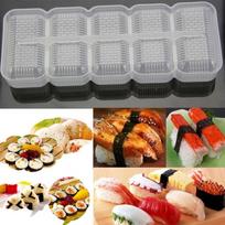 Sushi Mold Rice Ball 5 Rolls Maker Non Stick Press Bento Tool balta