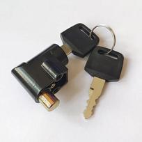Elektrinio dviračio elektrinio dviračio elektrinio dviračio akumuliatoriaus dėžutės užraktas priekinis užraktas didelis galvos užraktas elektrinio dviračio apsaugos nuo vagystės užraktas akumuliatoriaus užraktas