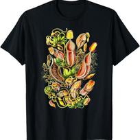 Carnivorous Plant Vintage Botanical Pitcher Plants T-Shirt S juoda