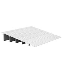 Door Threshold Ramp, 138 mm Rise, Aluminum Alloy Threshold Ramp Rated 363 kg Load Capacity, Handicap Ramps for Home Steps for Wheelchair, Scooters,