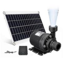 50W saulės vandens siurblys 800L/H DC12V sodo fontanui - mažas triukšmas ir efektyvus