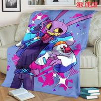 Jax The Amazing Digital Circus Blanket 2D Print Flannel Throw Blanket 80cm x 120cm