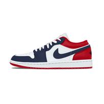 Jordan Air Jordan 1 Jūros Audra Atsparūs Trinčiai Atsparūs Trinčiai Žemi Vintažiniai Krepšinio Batai Unisex Raudoni Mėlyni 553558-166(Komanda992-) 42.5