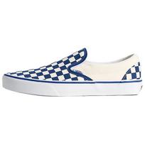 Vans Classic Slip-On Checkerboard Comfortable Fit Skate Shoes Unisex sneakers Blue White VN000EACAMQ 38