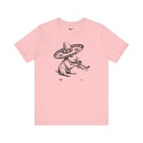 Mini Pig Trumpet Shirt: Vintage Style Engraving, Sombrero Tee S