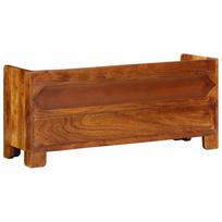 Shoe Bench Honey Brown 100 x 35 x 45 cm Solid Acacia Wood