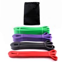 Amazon Hot Selling Home Gym Body Building Pull up Assist Resistance Bands for Weight Lifting Exercise 208cm*4.5mm*1.3/2.1/3.2/4.5cm