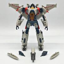 BAIWEI TW-1037 TW1037 Žaibo transformacijos žaislas Šoninė istorija Judinamas modelių rinkinys Dovana Originali dėžutė 100% gray