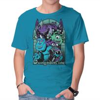 Unisex Crew Neck T-Shirt Dungeons Inc Graphic Short Sleeve Casual Tee XS