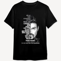 Vyriški ir moteriški marškinėliai George Michael respect Dovana gerbėjams Unisex Visų dydžių marškinėlis 1V512 XXXL gray