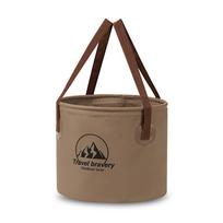 Portable Foldable Water Bucket Outdoor Camping Picnic Storage Bucket Multi Functional Collapsible Water Container Car Fishing 20L 36x26cm One Size chaki