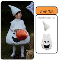 Halloween Cosplay Costume for Kids: Boys' and Girls' Ghost Performance Outfits Size M (recommended height 105-120cm)