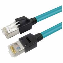 HUALIXIN Cat5e Shielded Industrial Ethernet Patch Cable 0.3m geltona