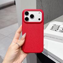 Leather Texture Soft Case For For Iphone 17 Air 16 16e 15 14 Plus 13 Pro Max Candy Color Silicone Matte Shell TPU Thin Cover funda iPhone 15