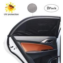 Pare-Soleil Fenêtres de Voiture, 2 Pièces Nuances de Fenêtre de Voiture, Bloquer les Rayons UV, Protégez Votre Enfant et Animaux (M