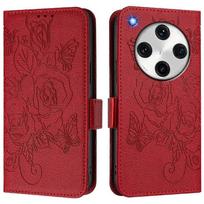Flip Case for OPPO Find X8 Pro with RFID Blocking Card Holder Hand Strap Floral Design juoda